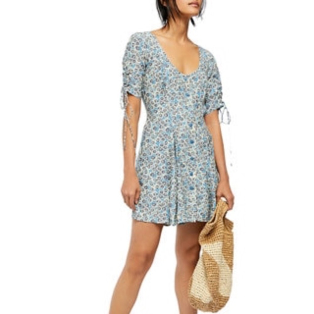 NWT Free People Laced Up Mini Dress